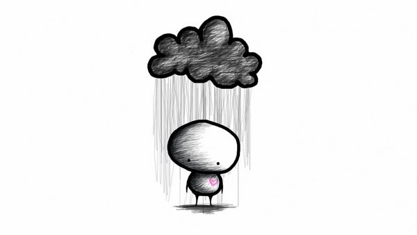 Рисунки карандашом грустные