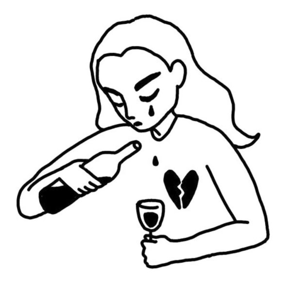 Рисунки для срисовки чёрно белые грустные