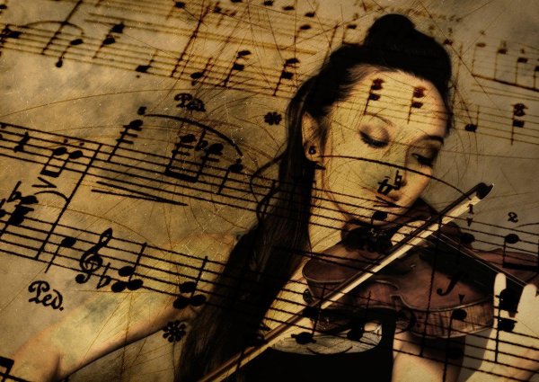 Современная музыка иллюстрация