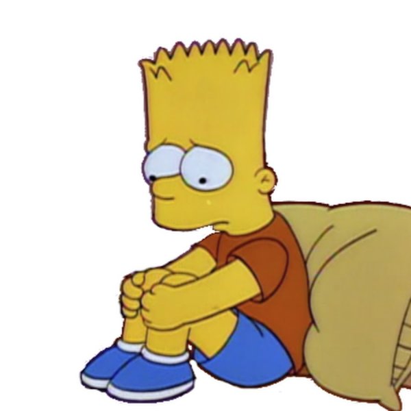 Барт симпсон грустный