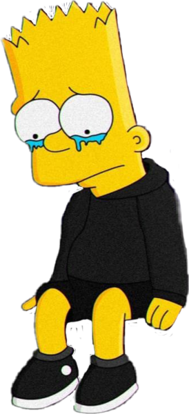 Плачущий барт симпсон
