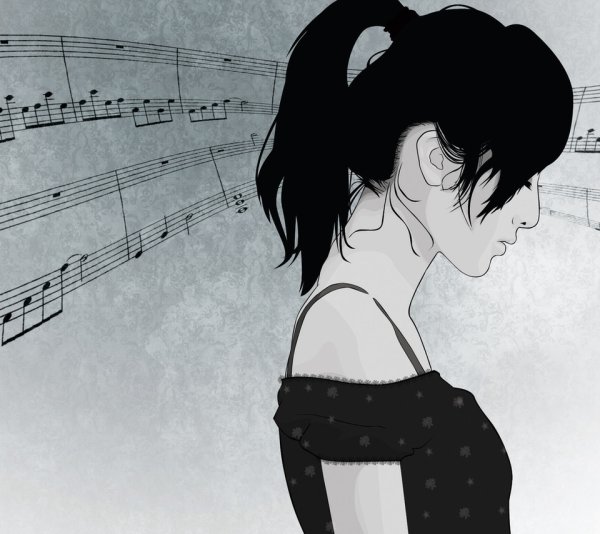 Картинки девушки нарисованные