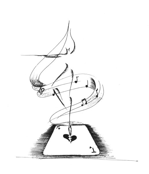 Рисунок к грустной Музыке