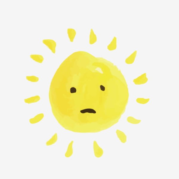 Веселое и грустное солнышко