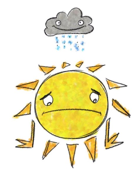 Солнце грустит