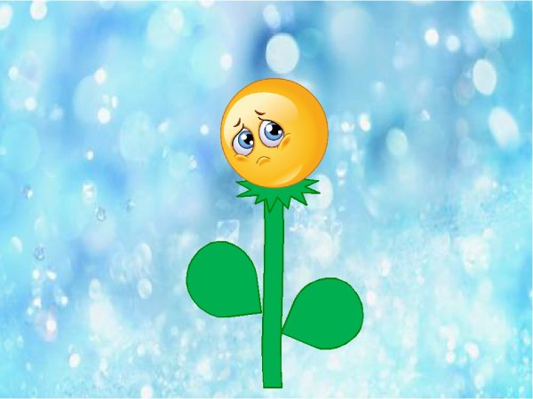 Грустный цветочек