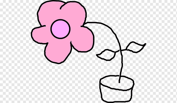 Корявый цветочек рисунок