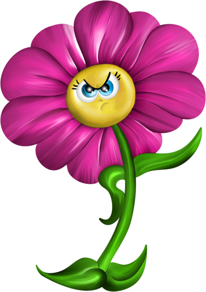 Смайл цветочек