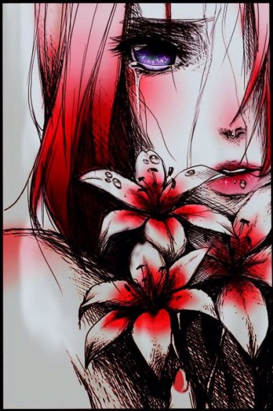 Арты со слезами