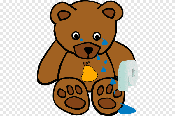 Грустный медведь