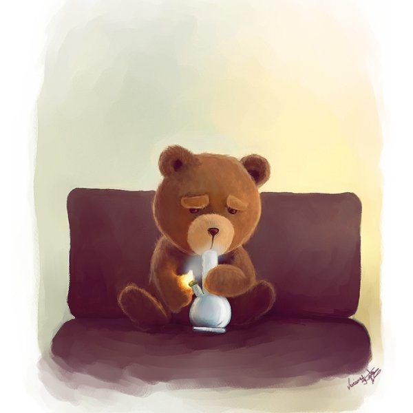 Плюшевый мишка арт