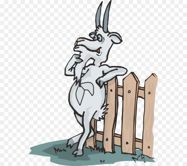 Смешная коза рисунок