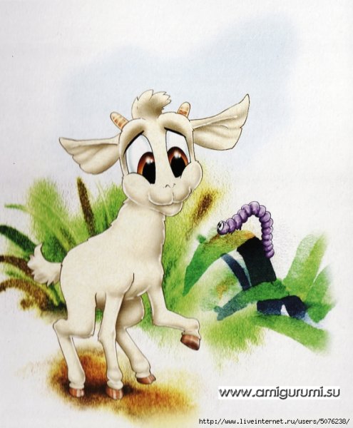 Козленок иллюстрация