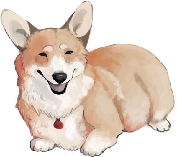 Вельш корги вектор