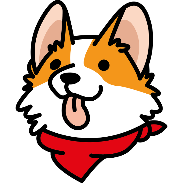 Корги вектор