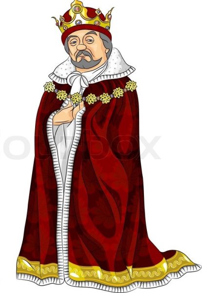 Одежда короля рисунок