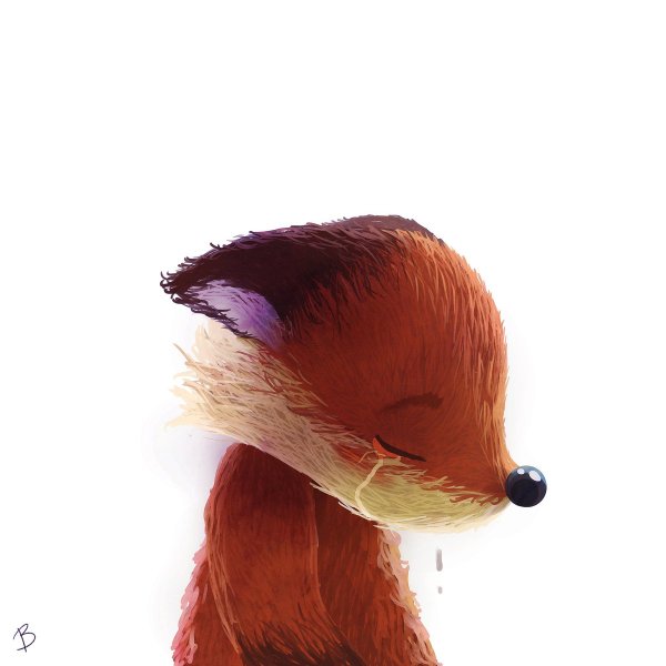 Грустная Лисичка