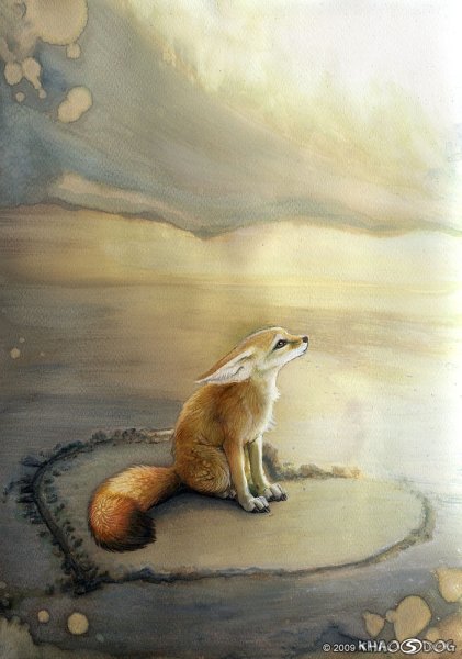 Грустная лиса