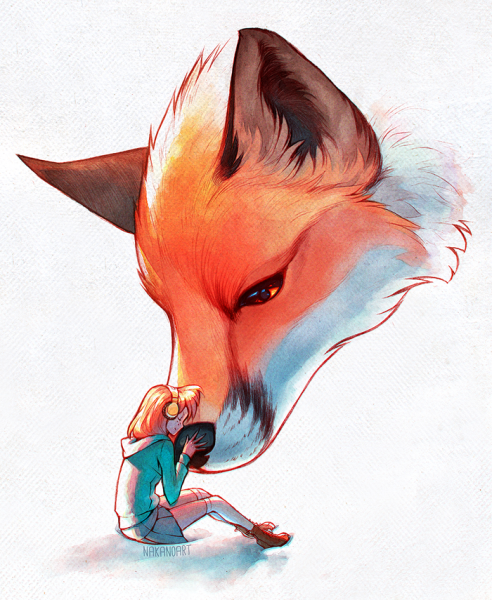 Лисенок арт