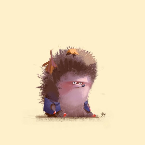 Ежик обиделся
