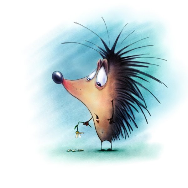 Удивленный Ежик