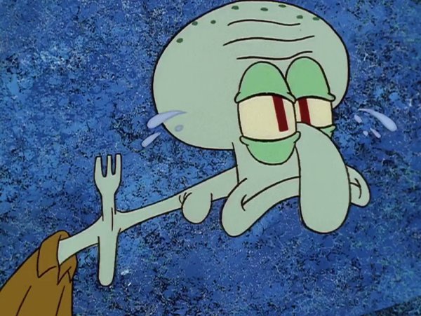 Лицо Сквидварда