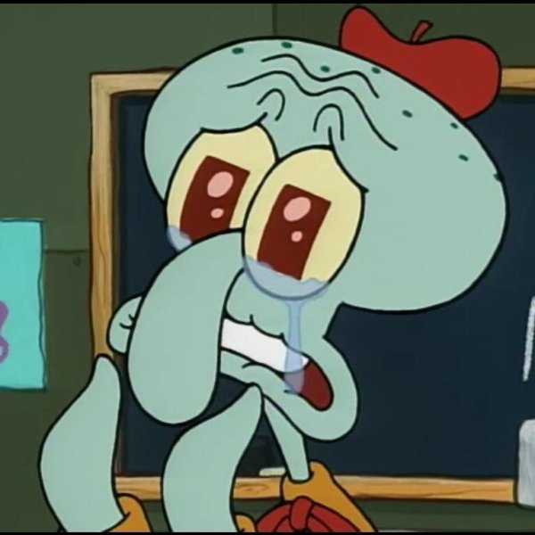 Сквидвард грустный