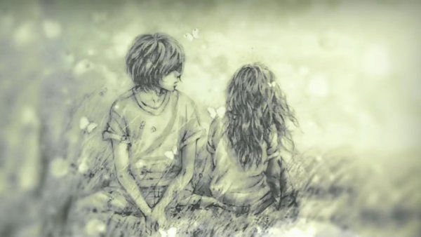 Несчастная пара рисунок