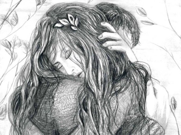 Объятия карандашом