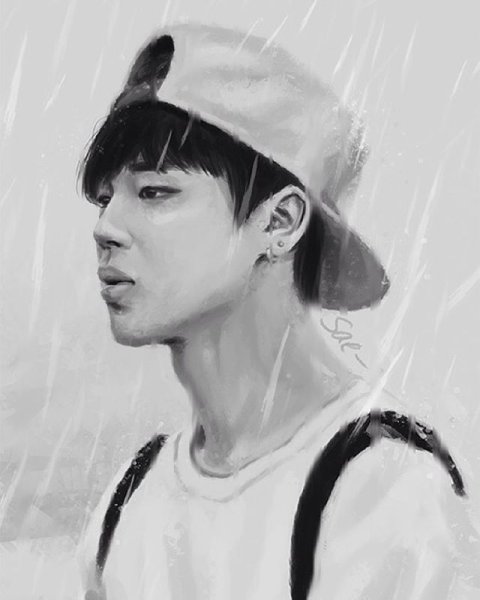 BTS Jimin рисунки