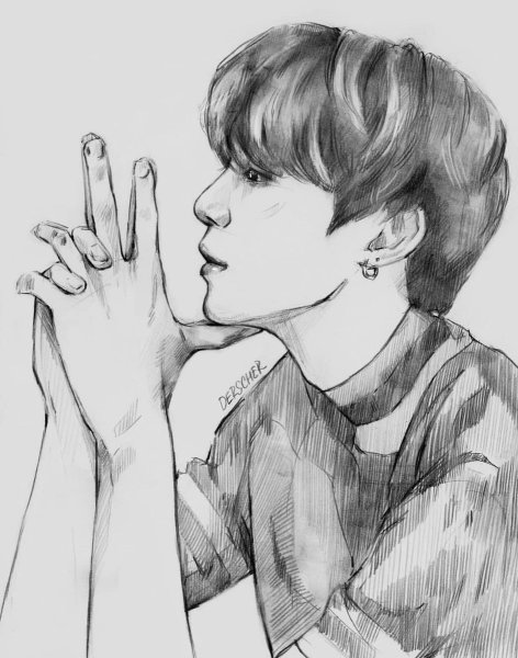 Скетчи БТС Хосок