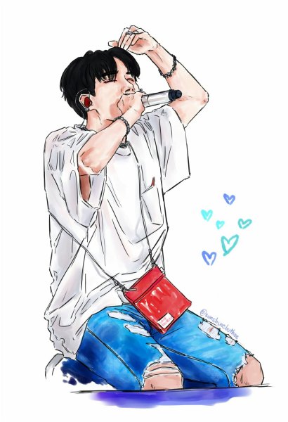 Hoseok BTS Art аниме