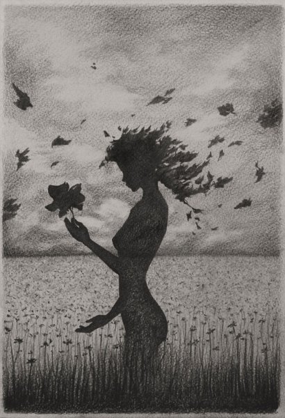 Грустные рисунки