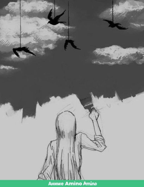 Депрессивные рисунки