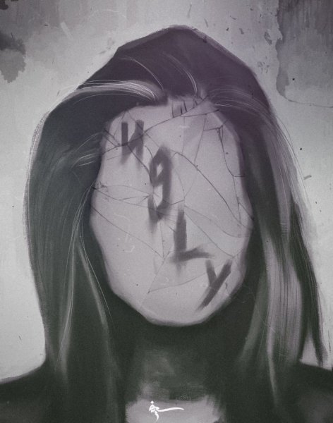 Черно белое депрессивное