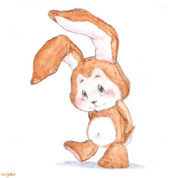 Грустный зайчик