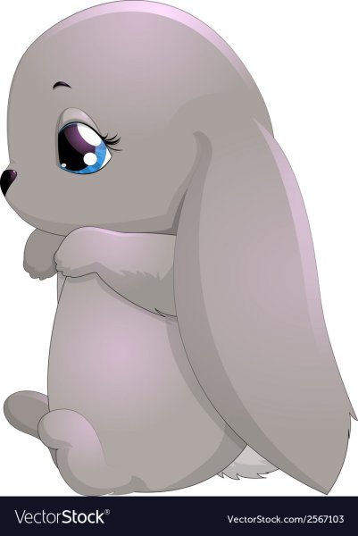 Грустный зайчик для детей