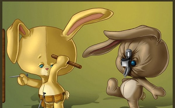 Зайчик обиделся