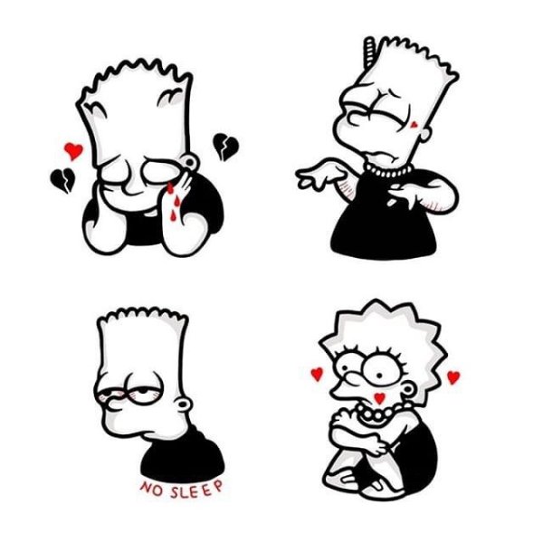 Грустные тату эскизы