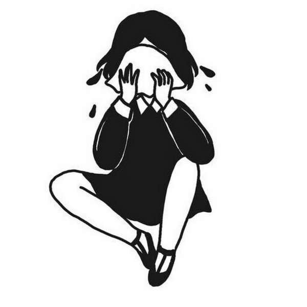 Грустные наклейки