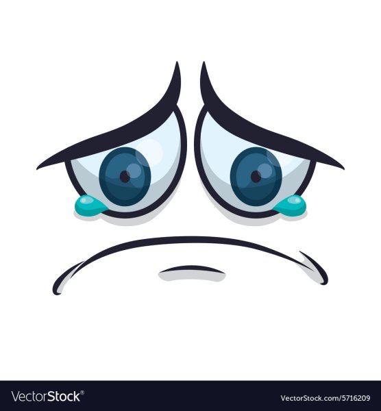 Грустные глаза мультяшные