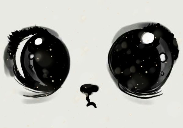 Глаза рисунок мультяшные