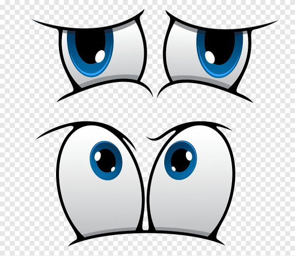 Глаза мультяшные