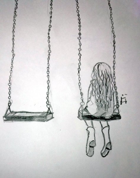 Рисунки карандашом грустные