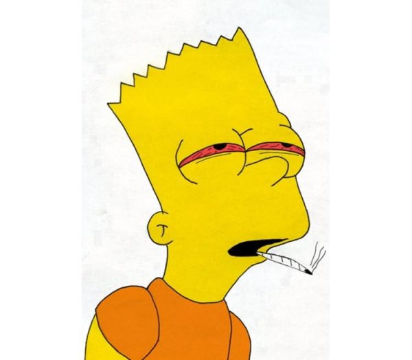 Накуренный барт симпсон