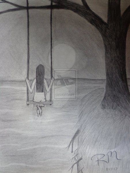 Грустные рисунки