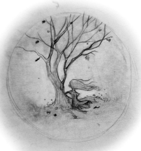 Рисование грустного дерева