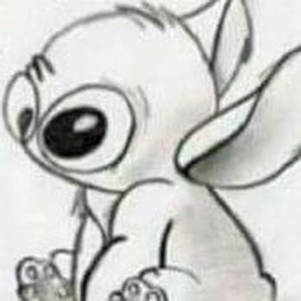 Охана рисунок карандашом