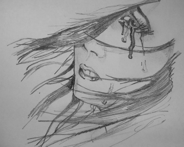 Грустные рисунки