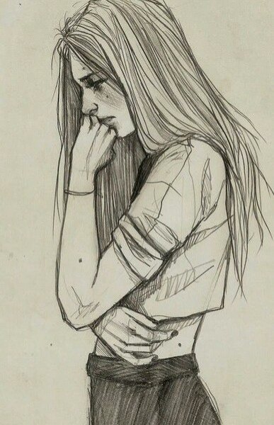 Для срисовки карандашом душераздирающие